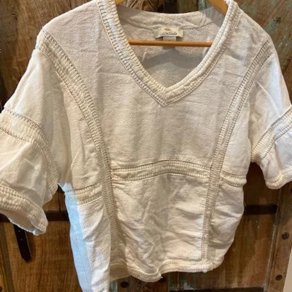 White Beach Shirt